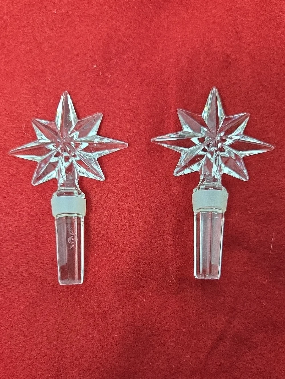 Waterford Crystal Bottel Stopper Set (2) 